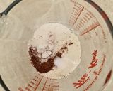 A picture of step 1 of Red velvet mug cake.