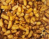 A picture of step 3 of Buffalo Chicken and Roasted Potato Casserole.