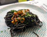 Foto del paso 6 de la receta: Espaguetis negros al aroma del curry hindú