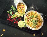 A picture of step 3 of Masala Bhel.