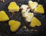 A picture of step 8 of Burmese vegan tofu stir fried.