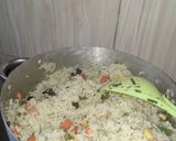 A picture of step 3 of Nigeria Fried rice 🍚 😋.