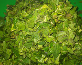 A picture of step 1 of Ẹfọ riro.