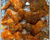 Foto langkah ke 5 dari resep Spicy BBQ Chicken with Cheesy Sauce (oven).