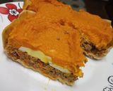 Foto del paso 5 de la receta: Pastel de zapallo con carne molida de pollo