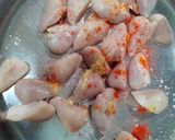 A picture of step 2 of Roasted water chestnut masaledar chaat.