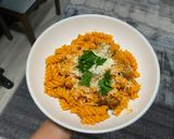 รูปขั้นตอนการทำที่ 10 ของ Pasta alla Vodka พาสต้าครีมวอดก้า