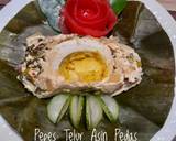 Pepes telur asin pedas langkah memasak 4 foto