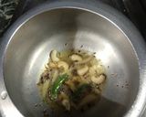 A picture of step 2 of Green peas pulao in pressure cooker.