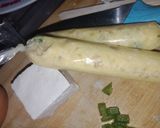 Foto langkah ke 2 dari resep Sostel (sosis telur) tanpa cetakan.
