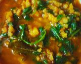 A picture of step 3 of Mangodi ki sabji.