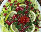 A picture of step 8 of Lebanese Tabbouleh.