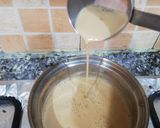 A picture of step 3 of Karak chai.
