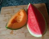 Dinnyés smoothie recept fázis 1 fotója