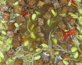 Foto langkah ke 5 dari resep Tauge tempe kedelai pedas manis.