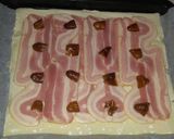 Foto del paso 1 de la receta: Hojaldre de bacon y dátiles