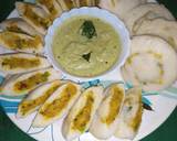 Stuffed Idli with coconut mint Chutney recipe step 8 photo