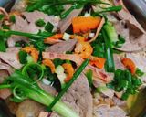 Hình bước làm 4 của món Canh bóng bì gan heo