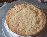 A picture of step 7 of Mother's day special rasmalai cake.
