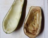 Foto del paso 1 de la receta: Berenjenas y zucchinis rellenos vegetarianos