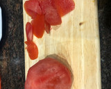 Foto del paso 6 de la receta: Lenguado a la plancha con guarnición de tomate espinacas y aderezo de VIDALIM