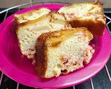 Foto del paso 5 de la receta: Torta invertida de peras rellena