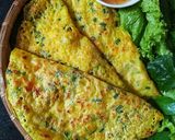Hình bước làm 4 của món Bánh xèo chay