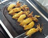 Foto langkah ke 4 dari resep Cumi bakar pedas.