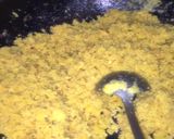 A picture of step 6 of Moong dal halwa.