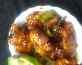 A picture of step 5 of Chilli paneer.
