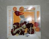 A picture of step 4 of Cabbage Manchurian.