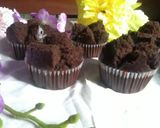 Foto langkah ke 6 dari resep Cupcake Coklat Cappucino (no telur, no mixer).