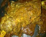 A picture of step 2 of Chatpati raan.