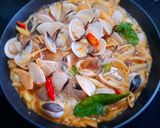 Hình bước làm 3 của món NGHÊU hấp kiểu Thái