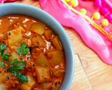 A picture of step 5 of Bottle gourd curry.