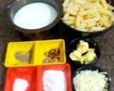 વ્હાઈટ સોસ પાસ્તા (white sauce pasta in Gujarati) રેસીપી સ્ટેપ1ફોટો