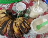 Foto langkah ke 1 dari resep Barongko pisang tanpa daun pisang🍌🍌🍌.