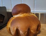 Une image de l'étape 3 de Brioche à tête.