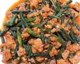 Foto langkah ke 3 dari resep Tumis Kacang Panjang Tempe Pedas Manis.