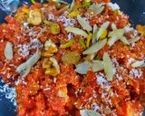 A picture of step 4 of Gajar ka halwa.