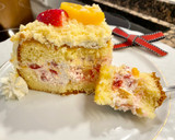 Foto del paso 18 de la receta: Tarta con frutas y nata