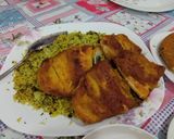 عکس مرحله 1 از دستور باقالی پلو با ماهی با طعمی متفاوت 😍😋🐟🍚