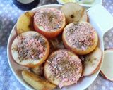 Foto del paso 2 de la receta: Manzanas horneadas con crocante de almendras al oporto