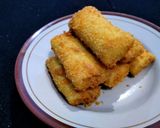 Foto langkah ke 9 dari resep Risol Isi Ayam Ubi Wortel Keju.