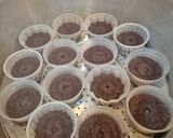 Foto langkah ke 5 dari resep Bolu Kukus Ketan Hitam Keju Lumer.