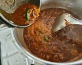 A picture of step 5 of Chhole chana masala (one pot recipe).
