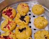Foto langkah ke 9 dari resep Bakpao Labu Kuning (3 Isian).