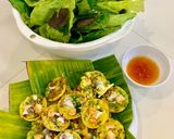 Hình bước làm 3 của món Bánh khọt miền tây