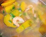 Hình bước làm 2 của món Canh bí tôm khô