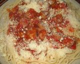 Foto del paso 7 de la receta: Spaghetti con salsa de salchicha criolla